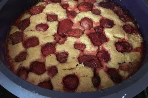 Cliquez pour zoomer ! Gâteau aux fraises Thermomix par Nanie11200