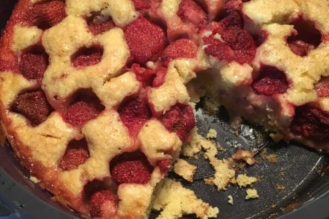 Cliquez pour zoomer ! Gâteau aux fraises Thermomix par Nanie11200