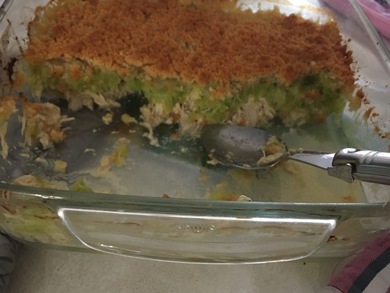 Cliquez pour zoomer ! Crumble poulet, courgettes et parmesan Thermomix par Nanie11200