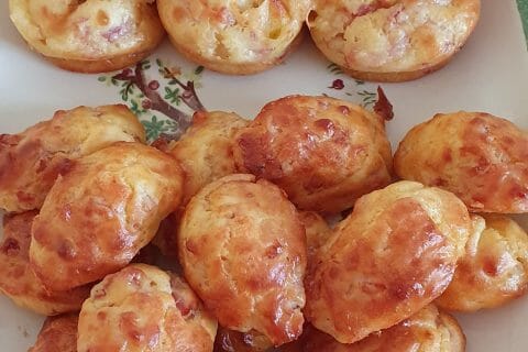 Cliquez pour zoomer ! Mini muffins au comté et aux lardons Thermomix par Mélanie