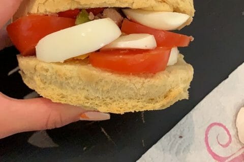 Cliquez pour zoomer ! Pain bagnat Thermomix par Mel