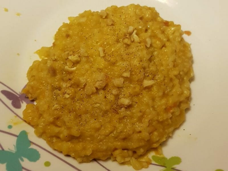 Cliquez pour zoomer ! Risotto de butternut aux châtaignes Thermomix par Nounette30