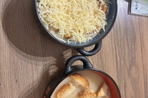 Cliquez pour zoomer ! Gratinée à l’oignon Thermomix par eize