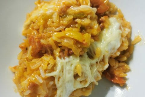 Cliquez pour zoomer ! Gratin de riz façon pizza Thermomix par eize