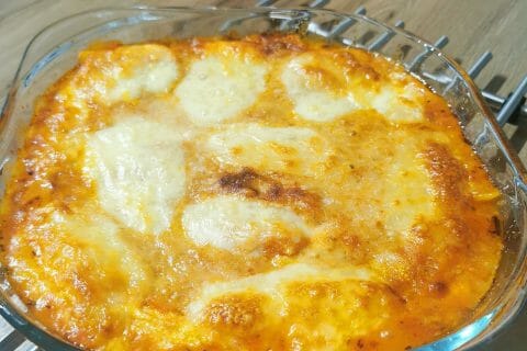 Cliquez pour zoomer ! Gratin de conchiglioni aux trois fromages Thermomix par eize