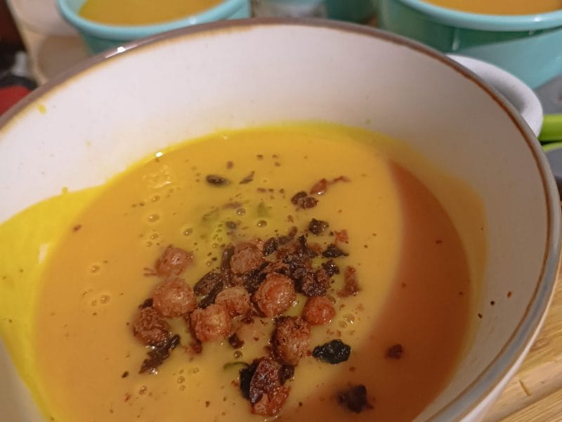 Cliquez pour zoomer ! Velouté de patate douce au lait de coco Thermomix par coco44210