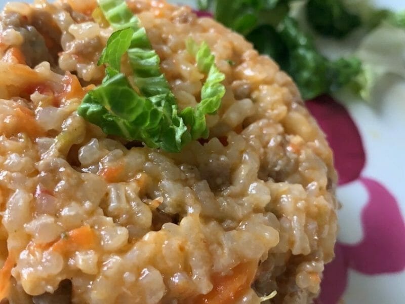 Cliquez pour zoomer ! Risotto à la bolognaise Thermomix par anne_1981