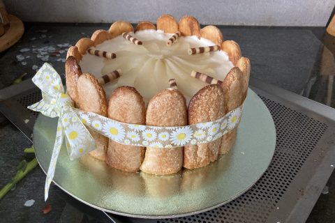 Cliquez pour zoomer ! Charlotte poire chocolat Thermomix par sophyel