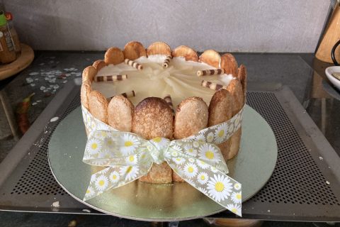 Cliquez pour zoomer ! Charlotte poire chocolat Thermomix par sophyel