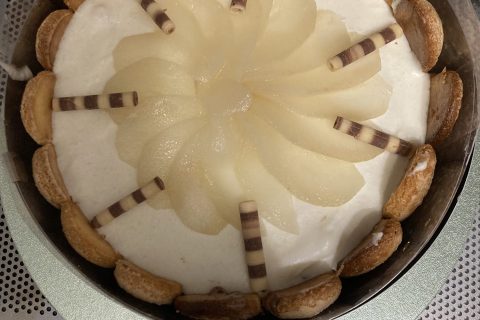 Cliquez pour zoomer ! Charlotte poire chocolat Thermomix par sophyel