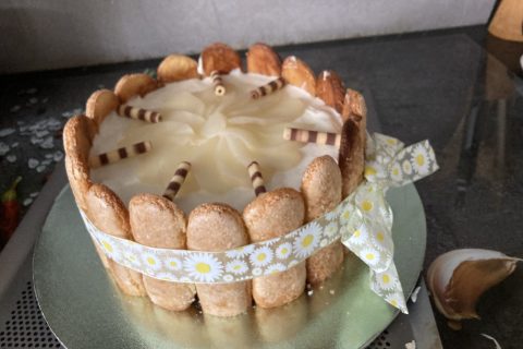 Cliquez pour zoomer ! Charlotte poire chocolat Thermomix par sophyel