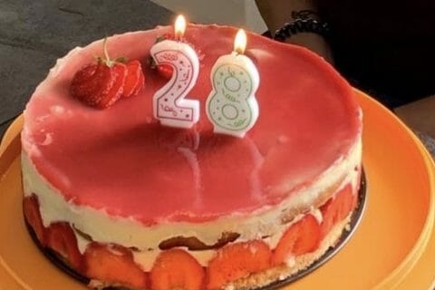 Cliquez pour zoomer ! Fraisier Thermomix par Anyother