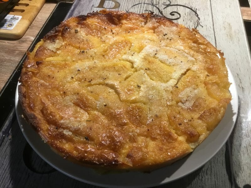 Cliquez pour zoomer ! Flognarde aux pommes Thermomix par jacky95320