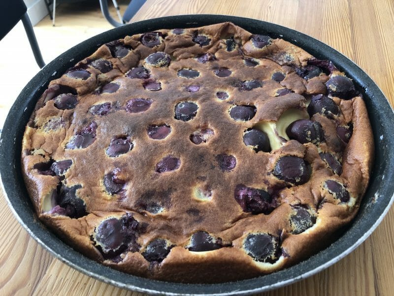 Cliquez pour zoomer ! Clafoutis aux cerises Thermomix par Mamval