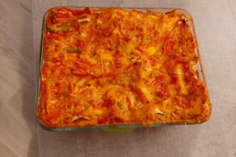 Cliquez pour zoomer ! Lasagnes au poulet et poivrons Thermomix par didinou24