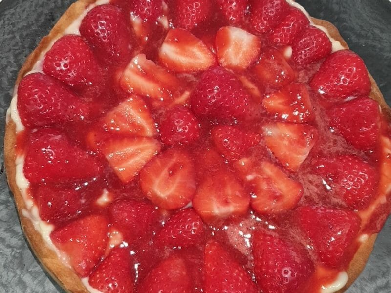 Cliquez pour zoomer ! Tarte aux fraises Thermomix par gabriellesofia