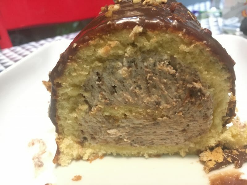 Cliquez pour zoomer ! Bûche Ferrero Rocher Thermomix par virgithom