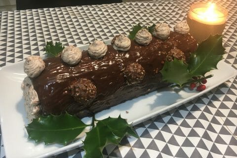 Cliquez pour zoomer ! Bûche Ferrero Rocher Thermomix par virgithom