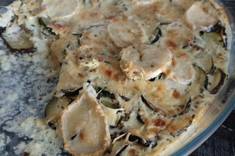 Cliquez pour zoomer ! Gratin de courgettes au chèvre Thermomix par virginie-90