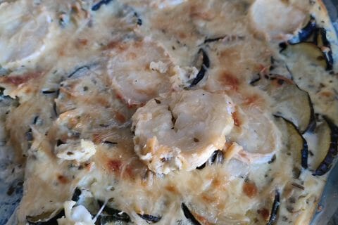 Cliquez pour zoomer ! Gratin de courgettes au chèvre Thermomix par virginie-90
