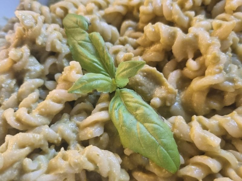 Cliquez pour zoomer ! Pâtes au pesto de haricots verts Thermomix par emice1119