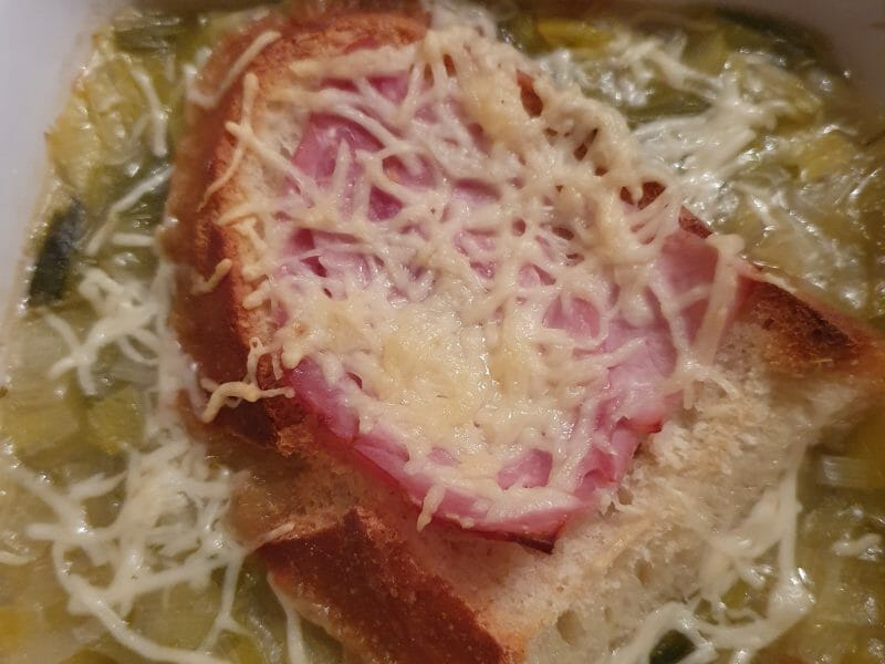 Cliquez pour zoomer ! Soupe de poireaux gratinée Thermomix par emice1119
