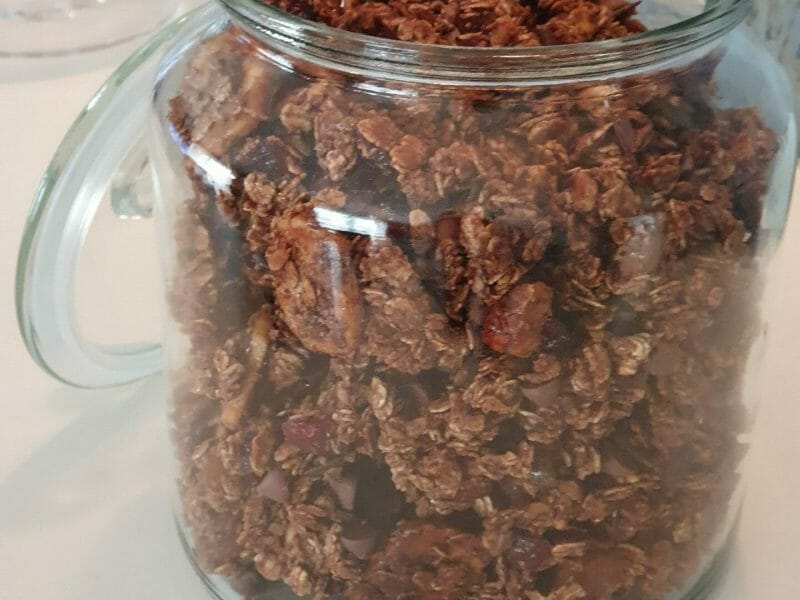 Granola au chocolat au Thermomix Cookomix