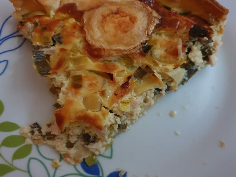 Cliquez pour zoomer ! Tarte aux poireaux Thermomix par Ercan