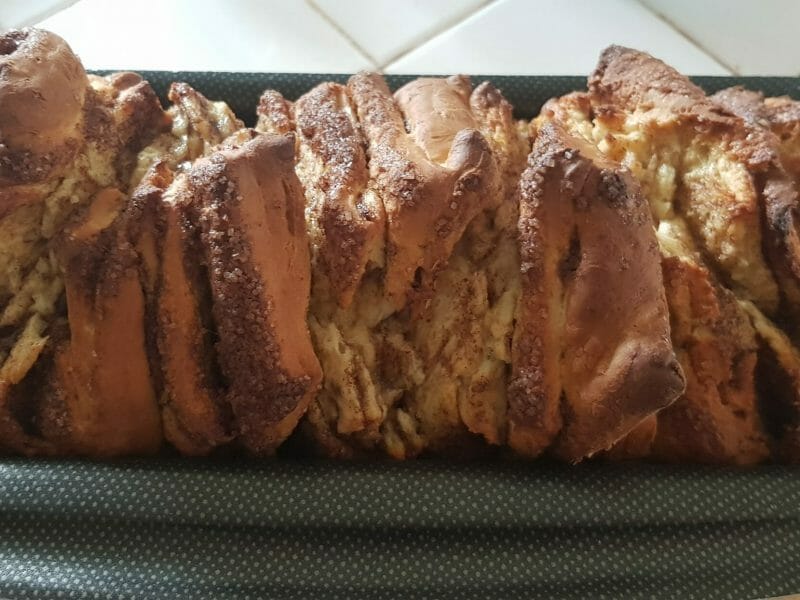 Cliquez pour zoomer ! Brioche à effeuiller à la cannelle Thermomix par aclaire49