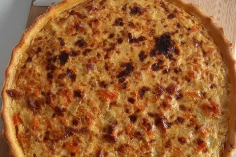 Cliquez pour zoomer ! Tarte courgettes et carottes Thermomix par Aurélie