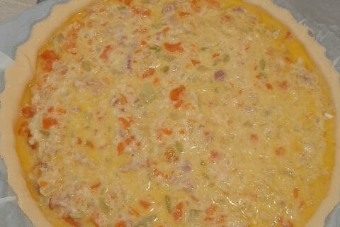 Cliquez pour zoomer ! Tarte courgettes et carottes Thermomix par Aurélie