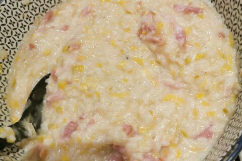 Cliquez pour zoomer ! Risotto poireaux et lardons Thermomix par laetimalya