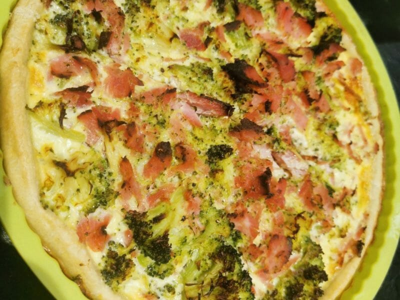 Cliquez pour zoomer ! Quiche au brocoli et jambon Thermomix par laetimalya