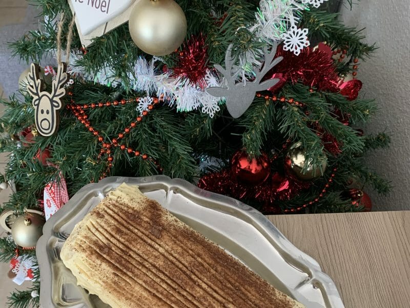 Cliquez pour zoomer ! Bûche Tiramisu Thermomix par nolwen1007