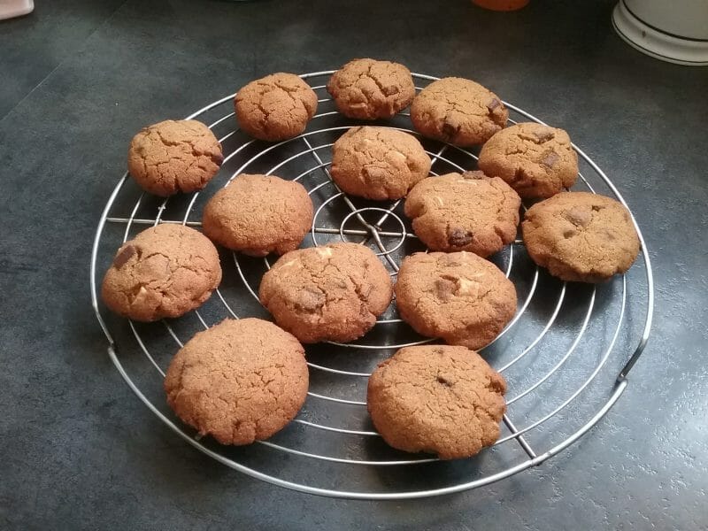 Cliquez pour zoomer ! Cookies au pain rassis et pépites de chocolat Thermomix par domi83190