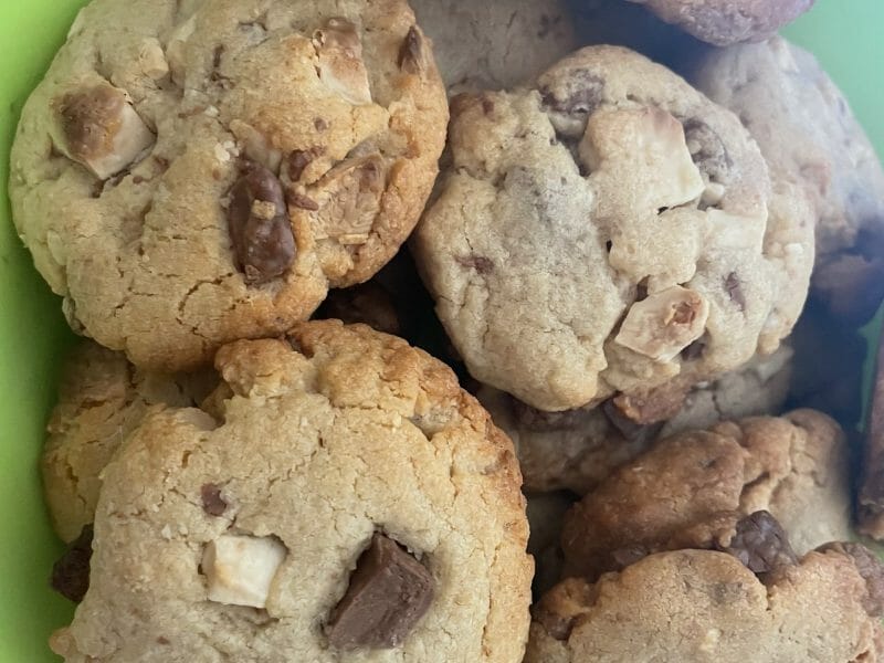 Cliquez pour zoomer ! Cookies aux pépites de chocolat blanc Thermomix par cinema83