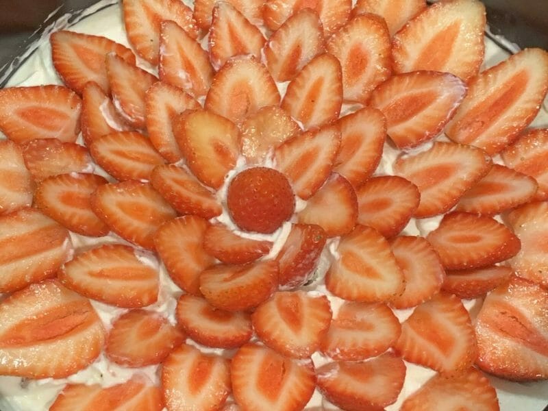 Cliquez pour zoomer ! Tarte aux fraises sans cuisson Thermomix par cinema83