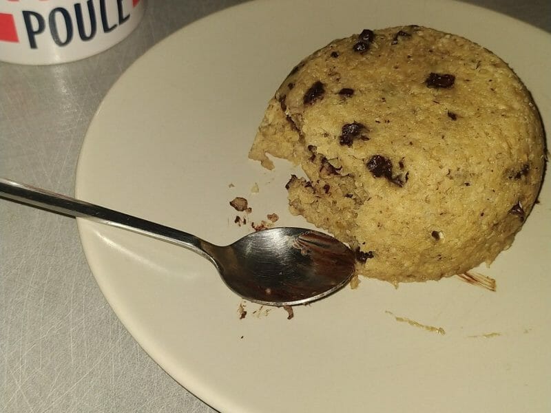 Cliquez pour zoomer ! Bowl cake banane et pépites de chocolat Thermomix par aude_53