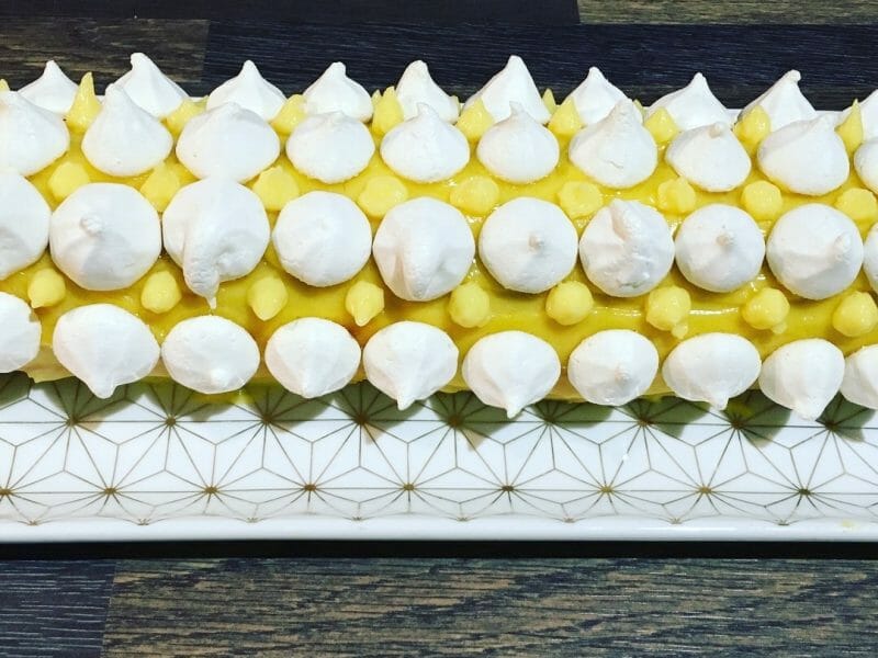 Cliquez pour zoomer ! Bûche au citron meringuée Thermomix par Tounly