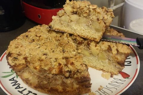 Cliquez pour zoomer ! Tarte aux pommes façon crumble Thermomix par menka