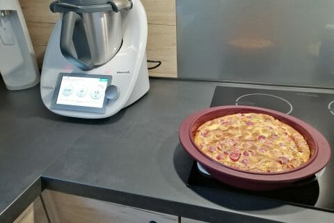 Cliquez pour zoomer ! Clafoutis aux cerises Thermomix par Mamie Carine
