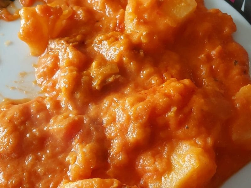 Cliquez pour zoomer ! Goulasch de potiron et pommes de terre Thermomix par anso GVA