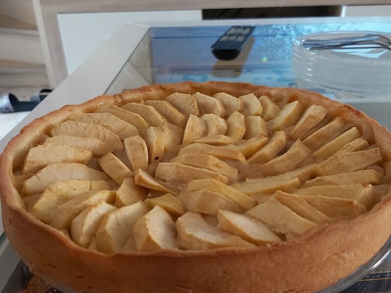 Cliquez pour zoomer ! Tarte aux pommes alsacienne Thermomix par ehssane