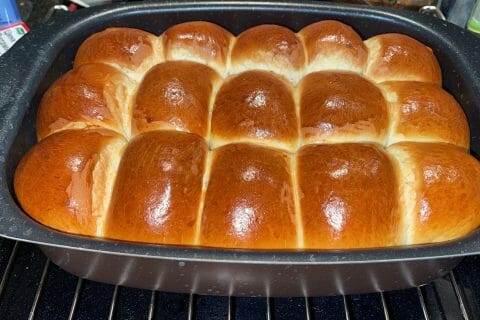 Cliquez pour zoomer ! Brioche tressée à la mie filante Thermomix par anna83
