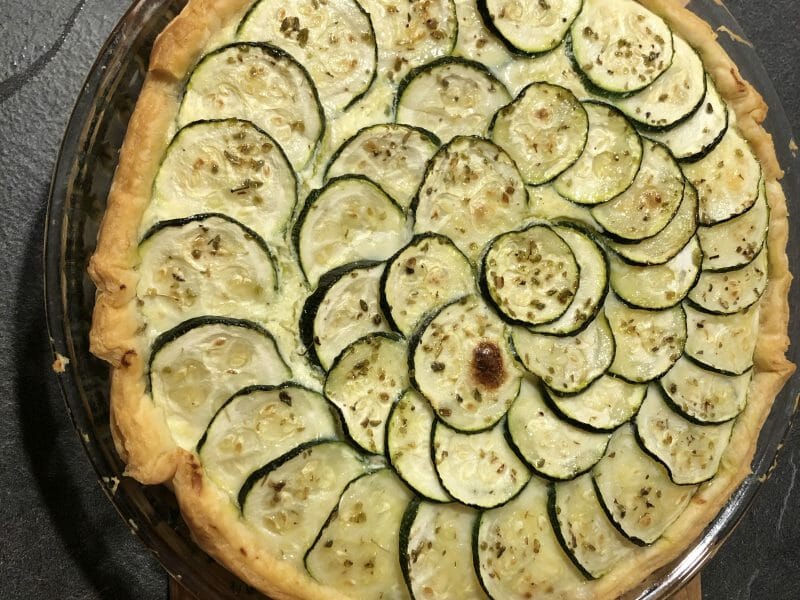 Cliquez pour zoomer ! Tarte courgettes et ricotta Thermomix par anaislotito38