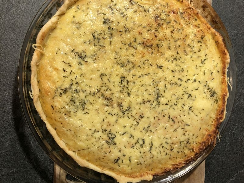 Cliquez pour zoomer ! Tarte au thon, tomate et moutarde Thermomix par anaislotito38