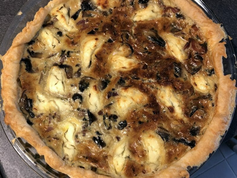 Cliquez pour zoomer ! Tarte champignons et lardons Thermomix par anaislotito38