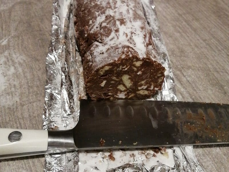Cliquez pour zoomer ! Saucisson au chocolat Thermomix par manon_210