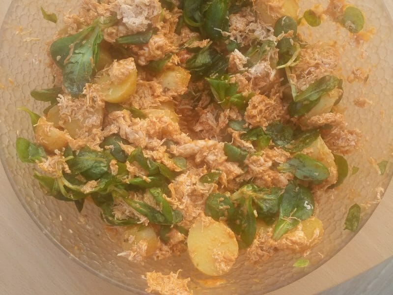 Cliquez pour zoomer ! Salade de poulet au pesto rosso Thermomix par Booker