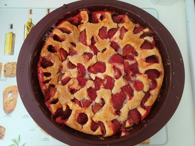 Cliquez pour zoomer ! Gâteau aux fraises Thermomix par Booker
